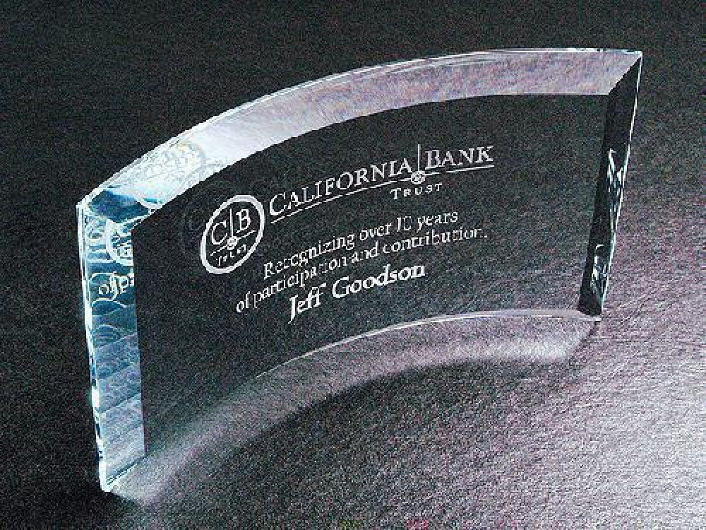 Curved Beveled — 11" wide x 6" high