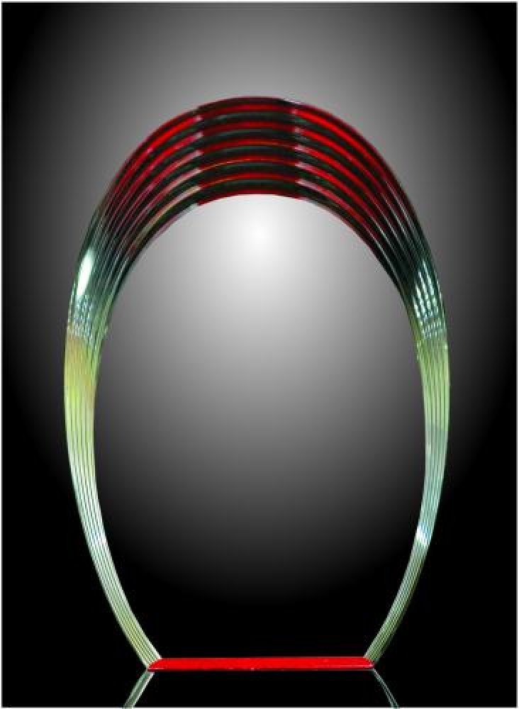 Step Oval Award — Step Oval Small 4.75 x 7 x 1