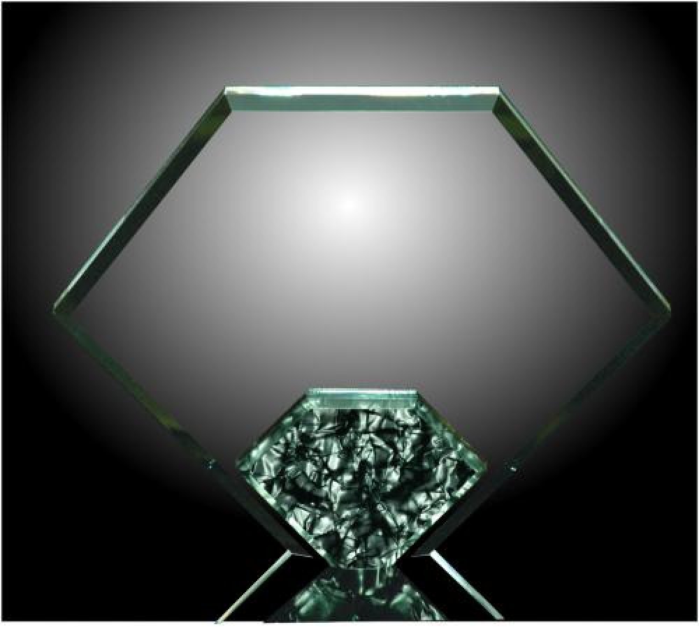 Pearl Diamond — Pearl Diamond 8 x 6 x 1.25 overall thickness