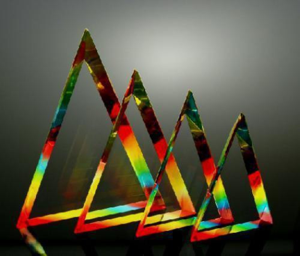 Spectrum Acrylic Award — 5-1/4" wide x 8-1/2" tall x 1-1/4" thick