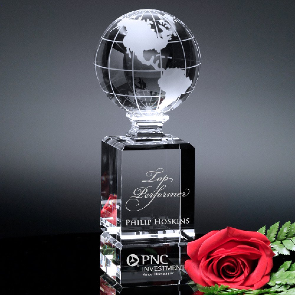 Cordova Globe — 2-3/4" W x 10" H x 2-3/4" D