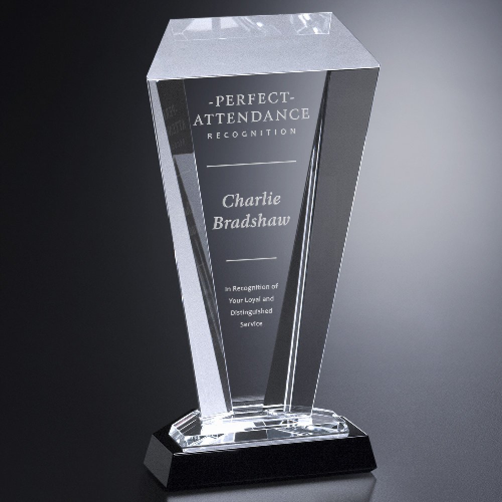 Weston Award — 5-1/2" W x 10" H x 3-1/4" D