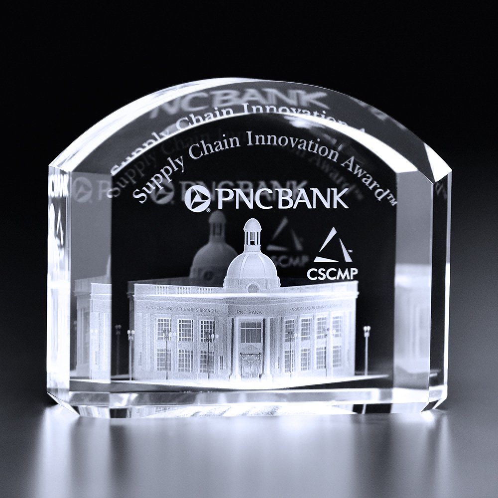 Mercer Award — 5" W x 4" H x 2-1/4" D