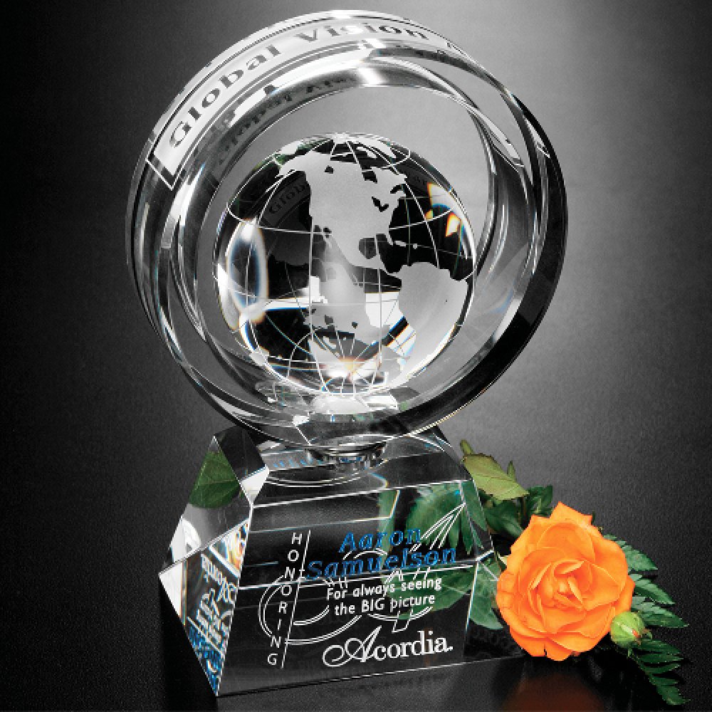 Awards In Motion — 5" W x 8" H x 3" D