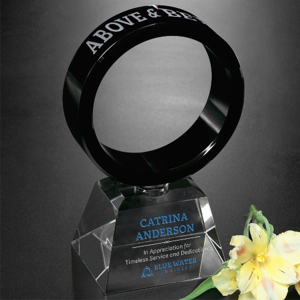 Awards In Motion — 5" W x 8" H x 3" D