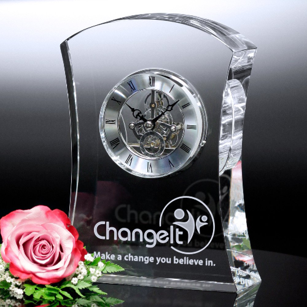 Executive Clock — 6" W x 8-3/4" H x 2" D