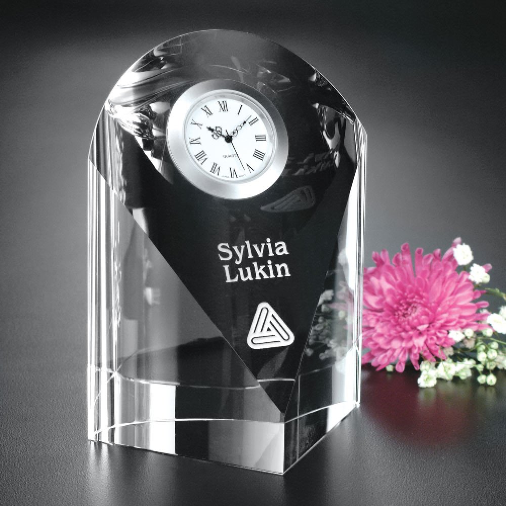 Eternity Clock — 4" W x 5-1/2" H x 3" D
