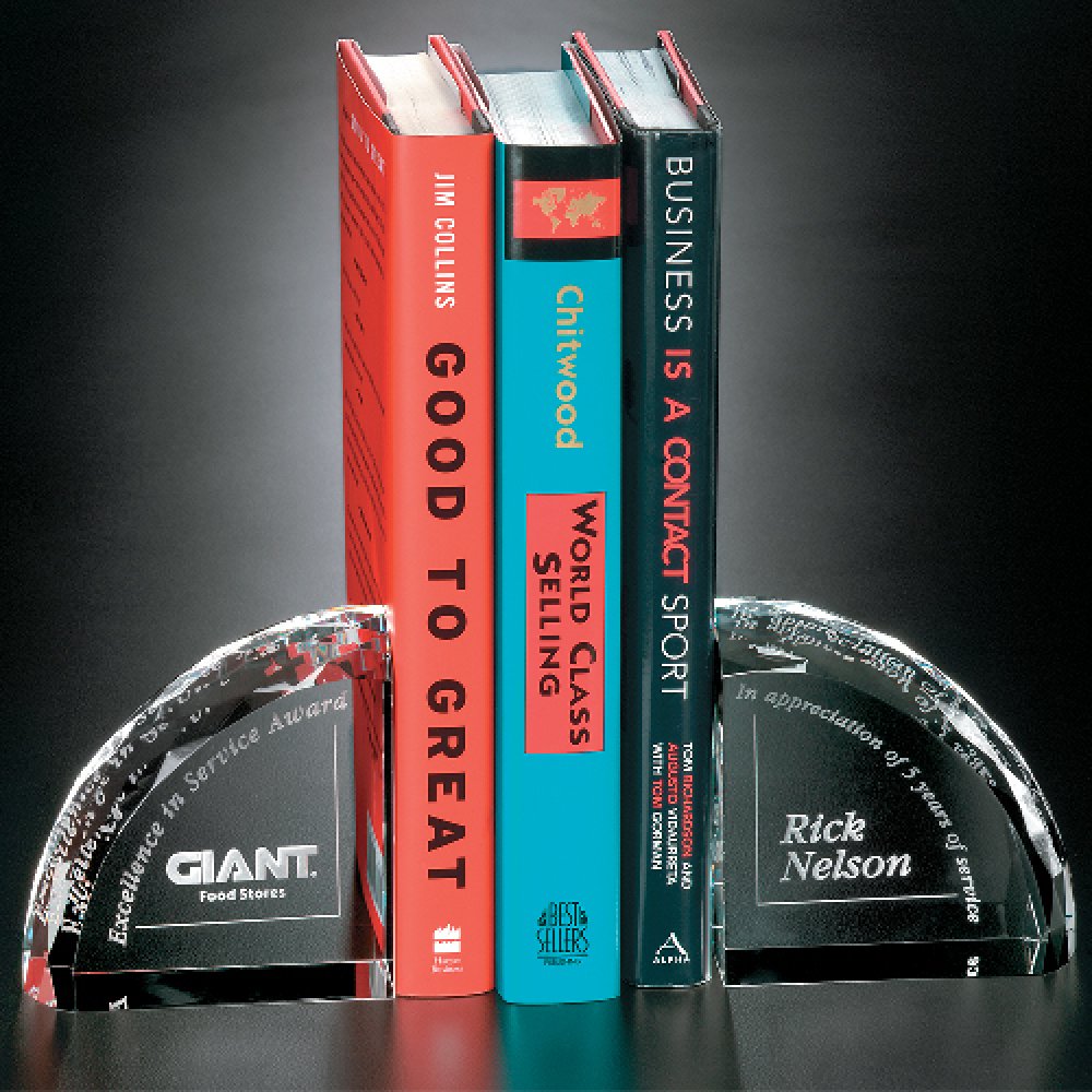 Bookends — 2" W x 3-1/2" H x 1-1/2" D