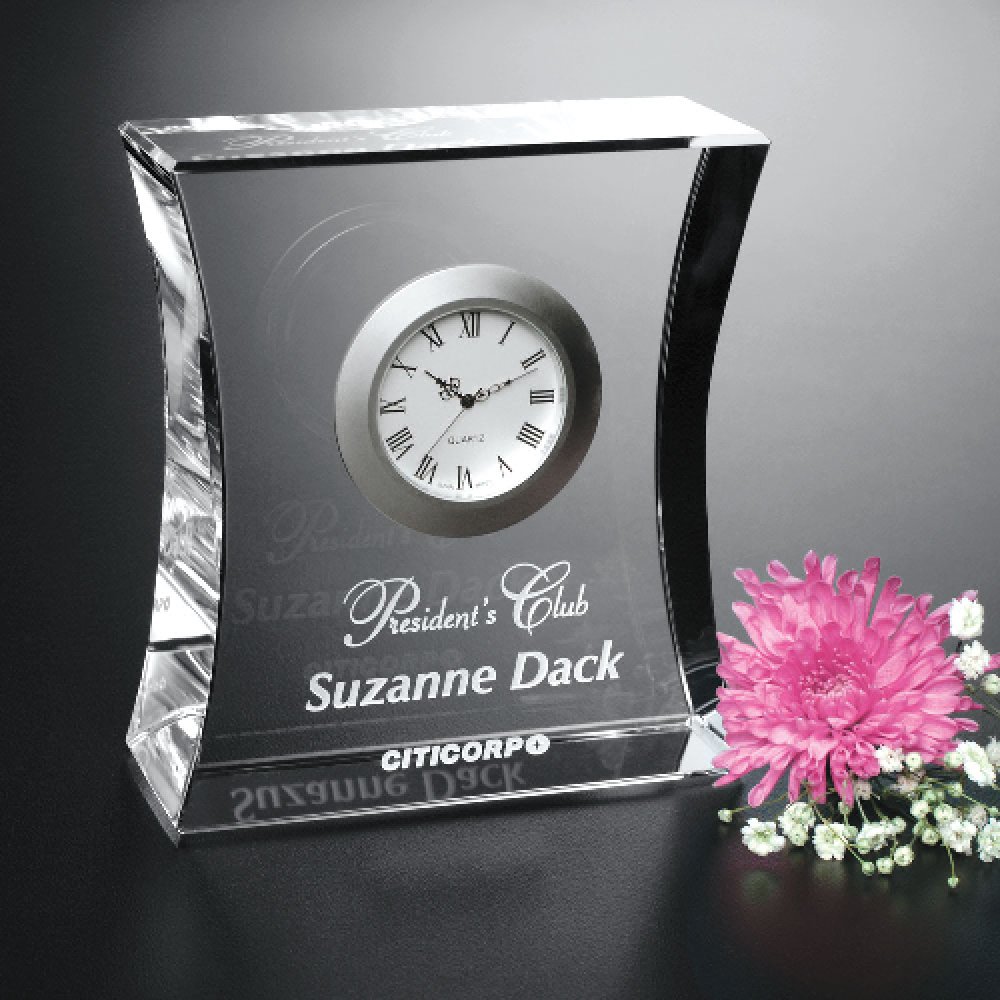 Expectation Clock — 4-1/2" W x 5-1/4" H x 1-3/4" D