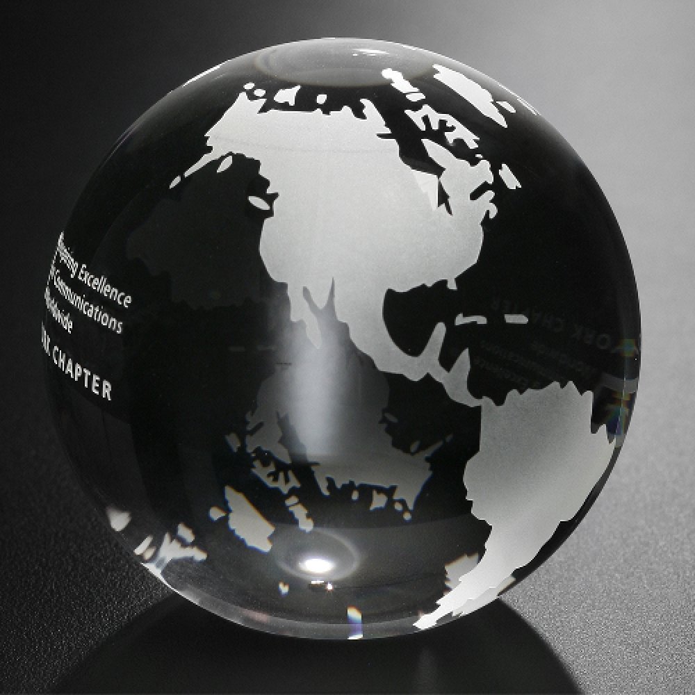 Continental Globe — 3-1/8" Dia. Flat Bottom