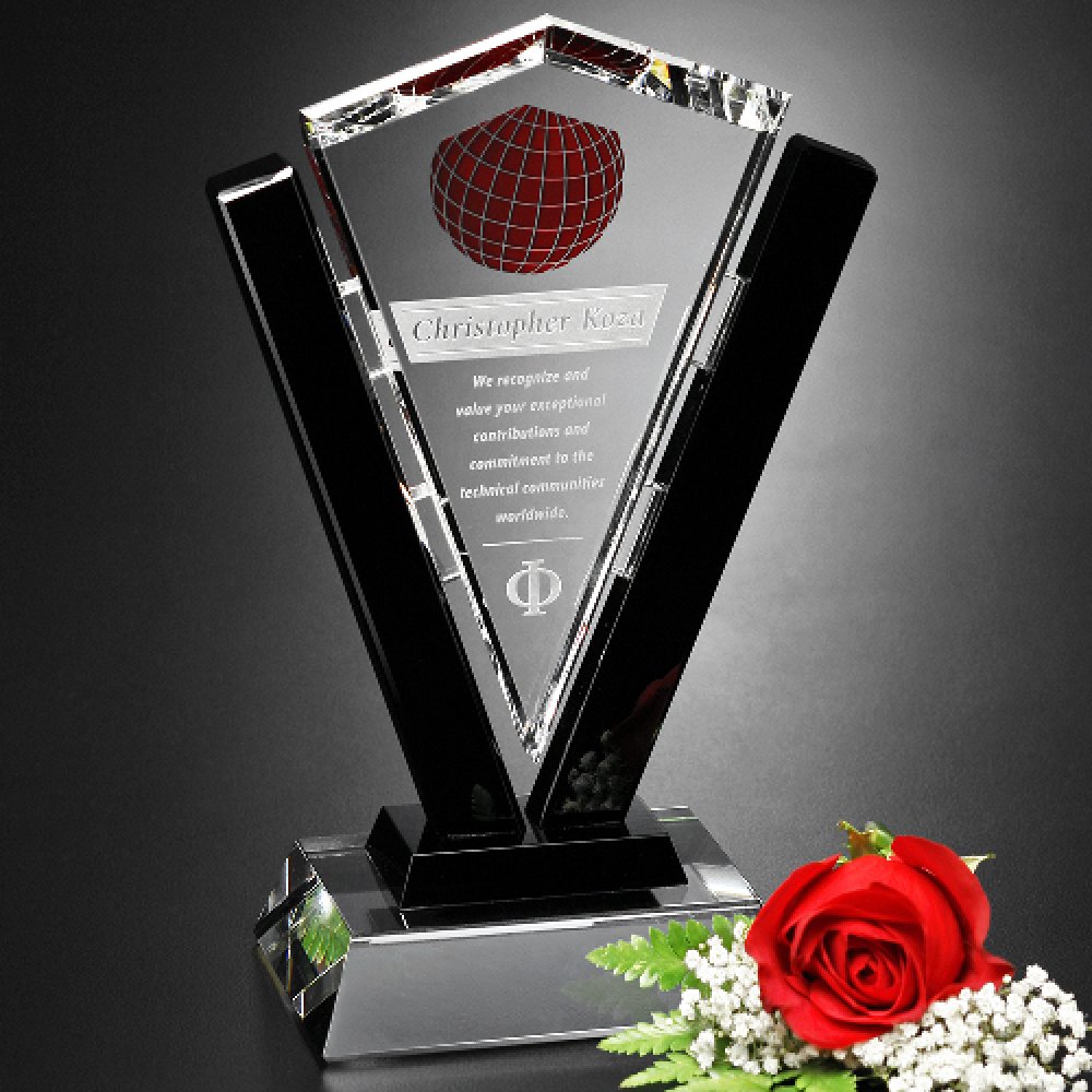 Conquest Award — 6" W x 12" H x 4" D