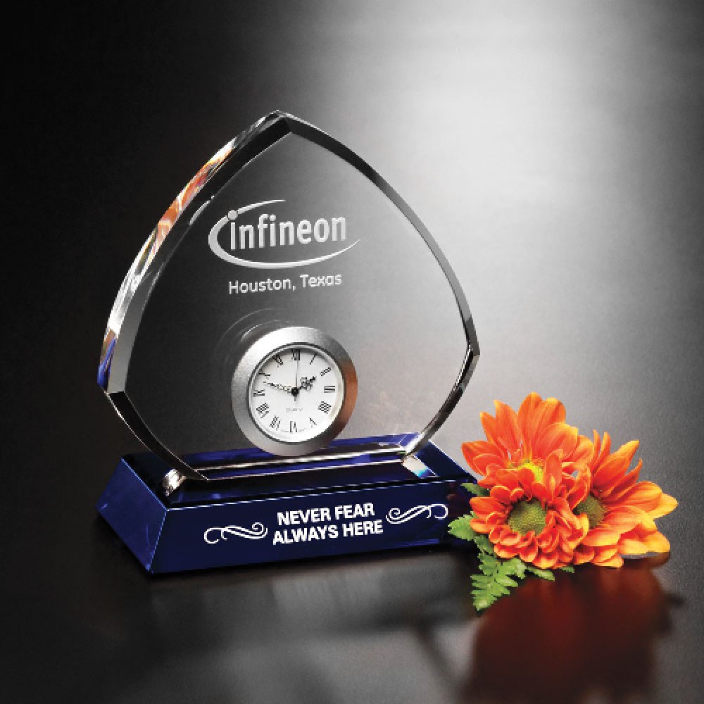 Sebring Clock — 4-1/2" W x 5-1/2" H x 3" D