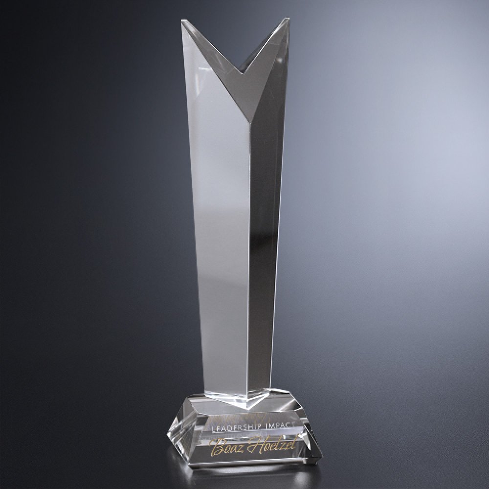 Vincent Award — 4" W x 12-1/2" H x 3-1/4" D