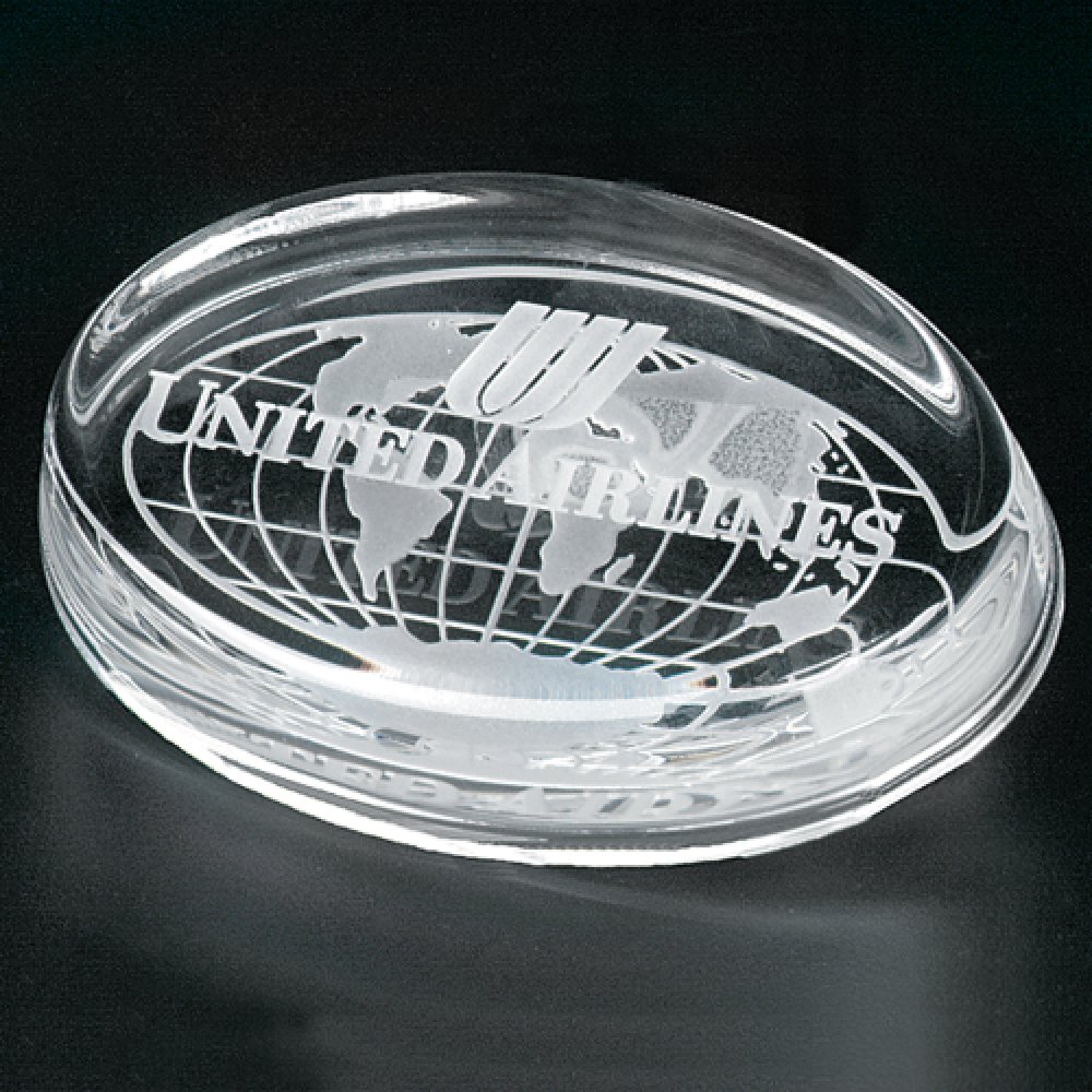 Savannah Paperweight — 4" W x 3/4" H x 2-3/4" D
