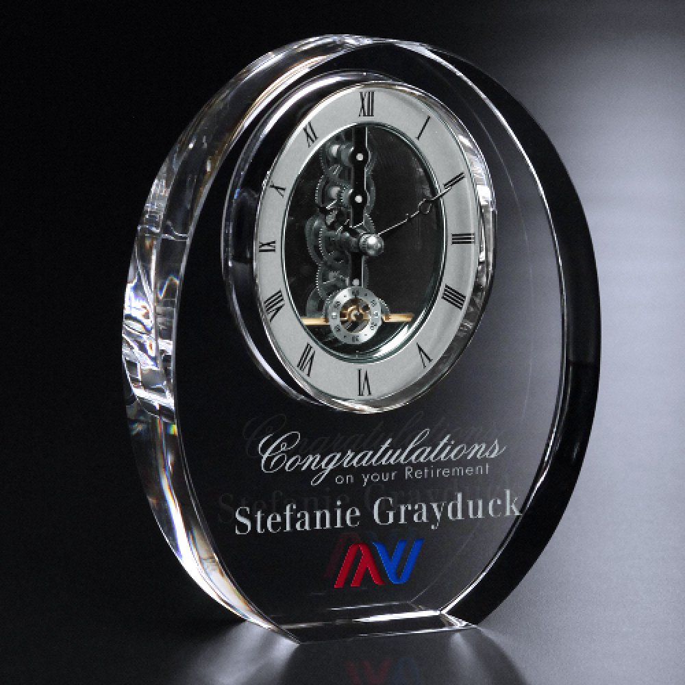 Bradford Clock — 6-1/4" W x 8" H x 1-1/2" D
