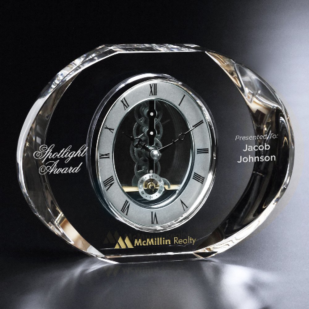 Baldwin Clock — 8" W x 6" H x 1-1/2" D
