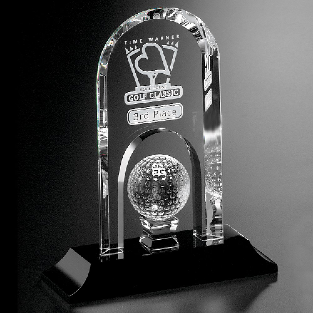 Springfield Golf Award — 6-1/2" W x 8-1/2" H x 1-1/2" D