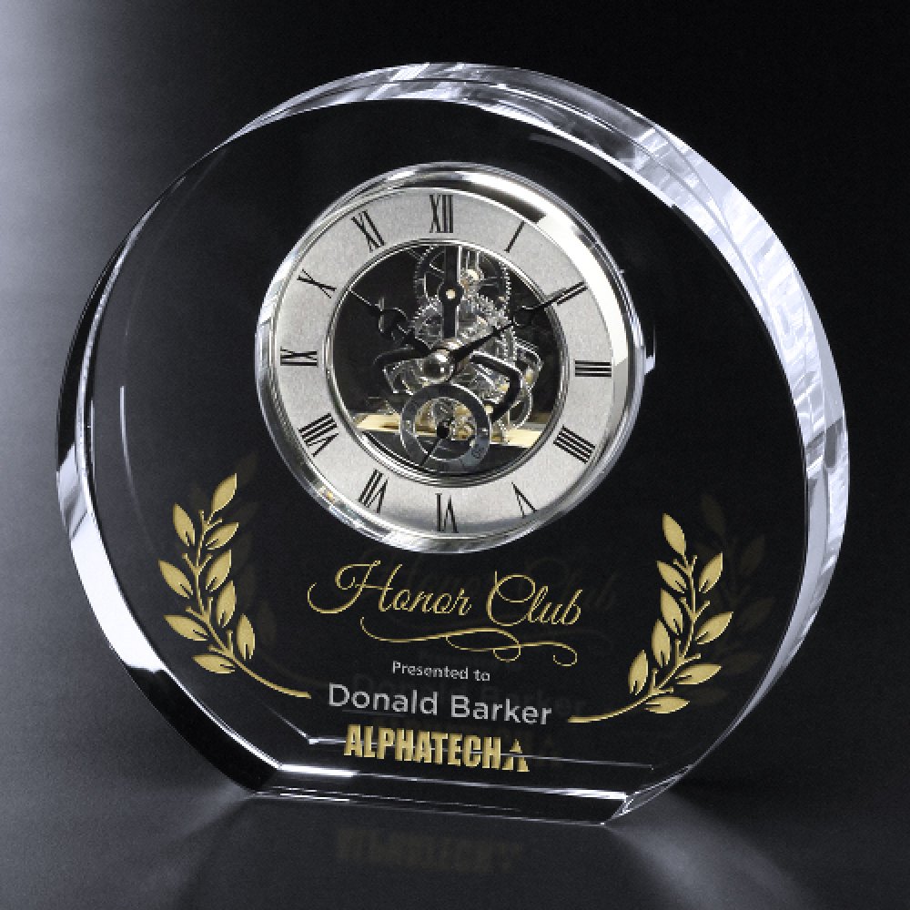 Burke Clock — 7" W x 6-3/4" H x 1-1/2" D