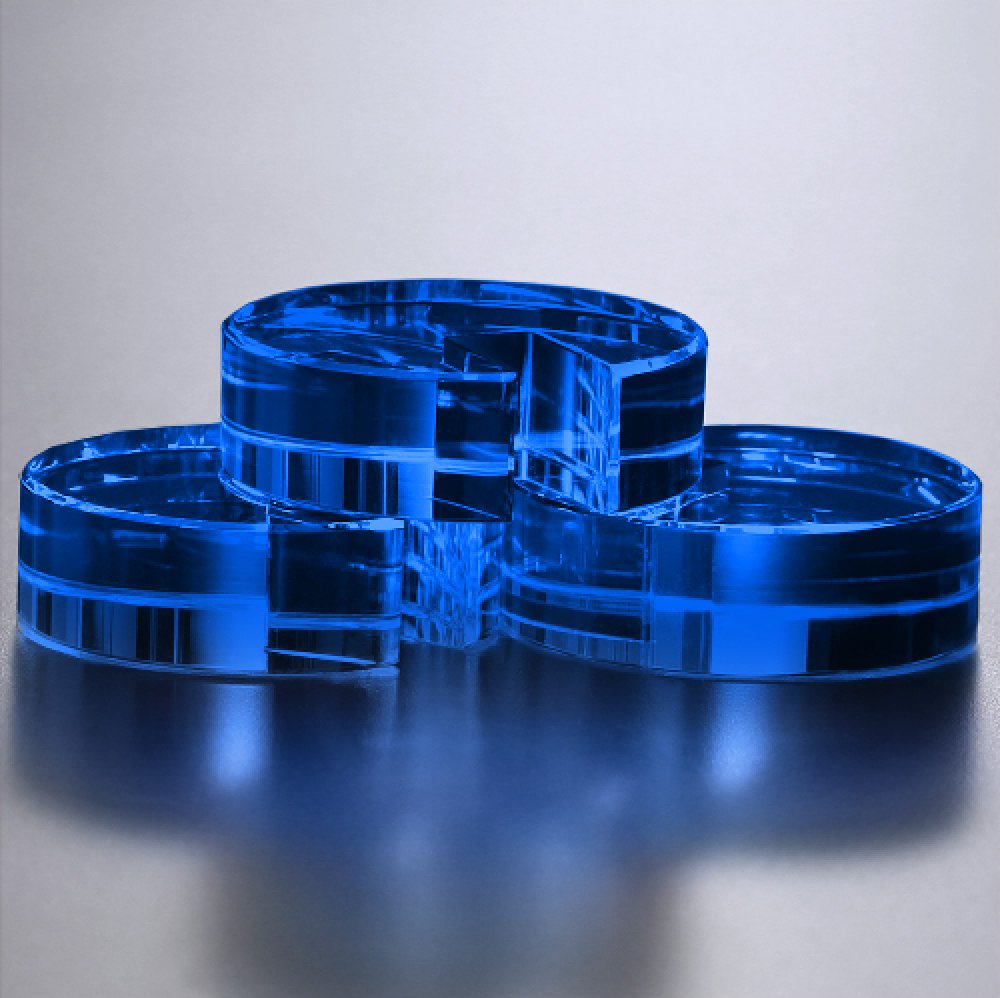 Goal-Setter Block - Blue — 2" W x 1/2" H