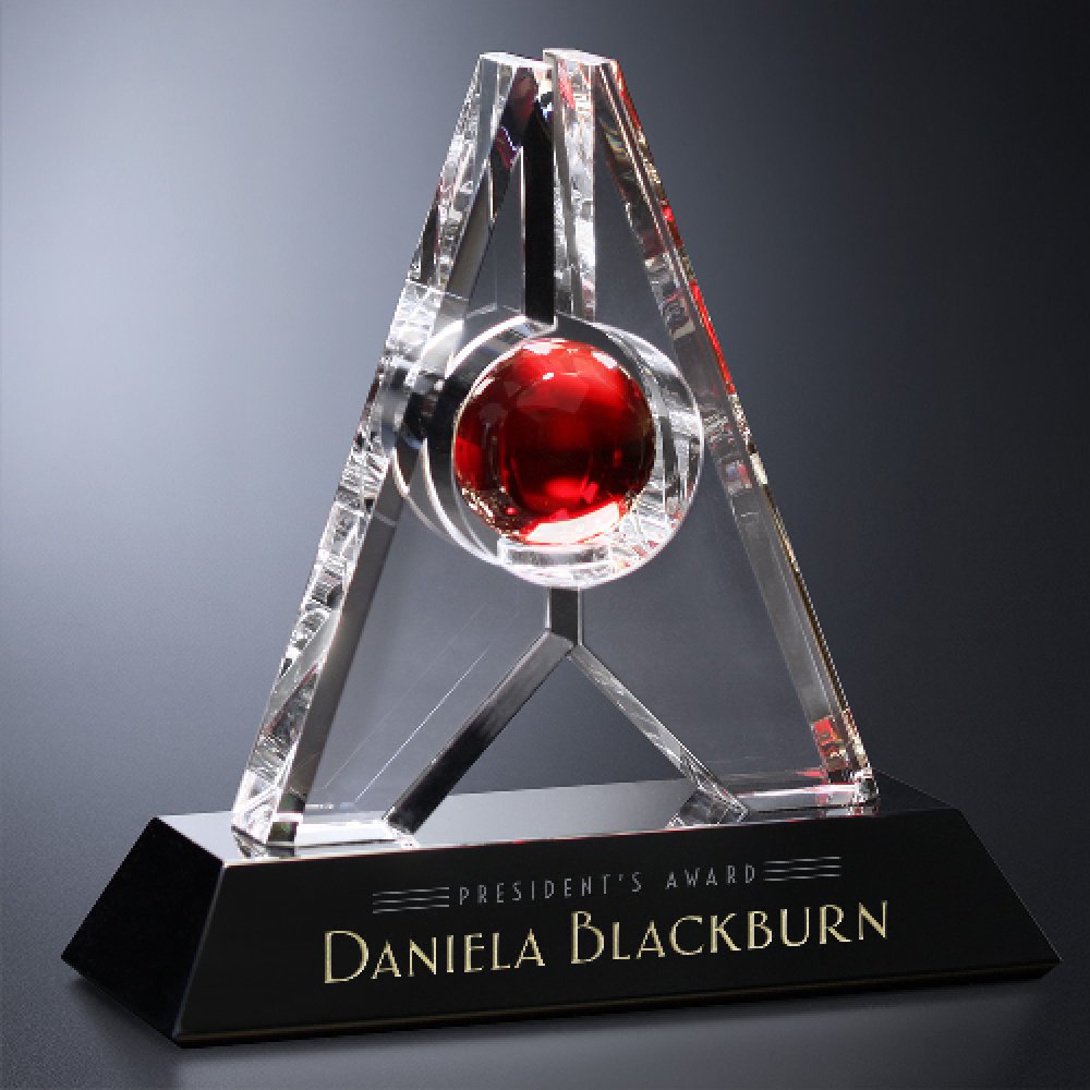 Alden Award — 8-1/2" W x 8-1/2" H x 3-1/2" D