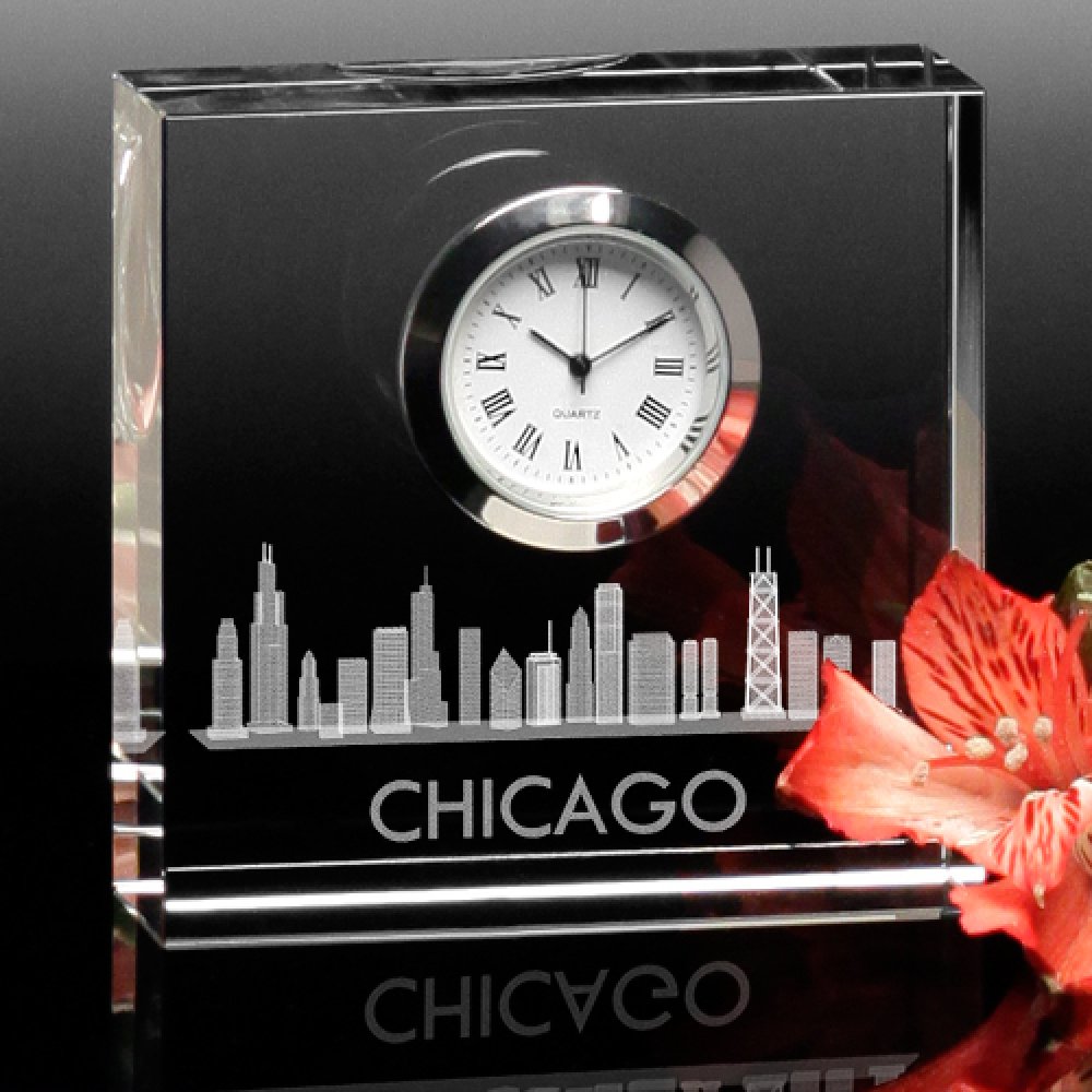 Nova Clock — 3" W x 3" H x 1" D