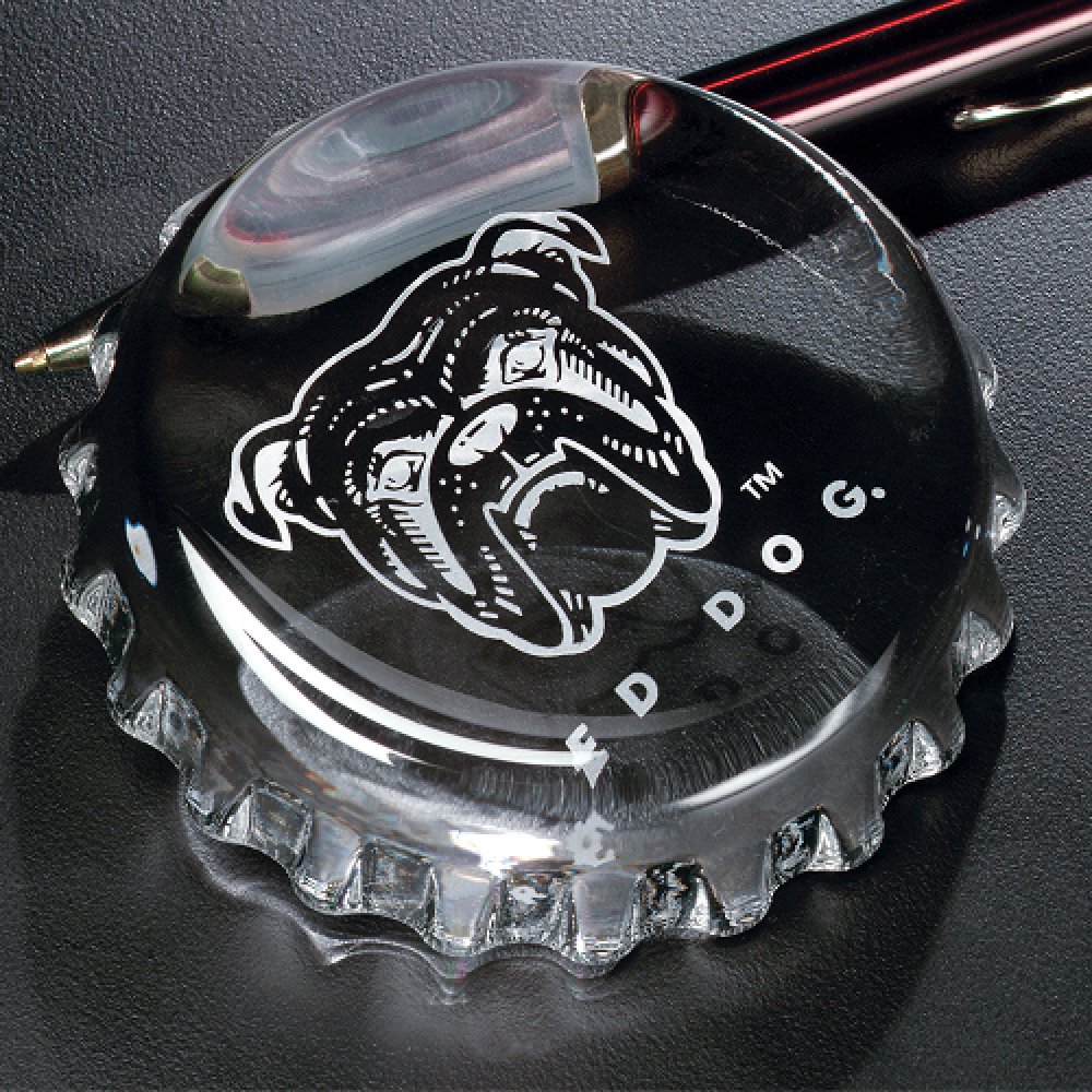 Bottle Cap Paperweight — 3-1/4" Dia. x 3/4" H