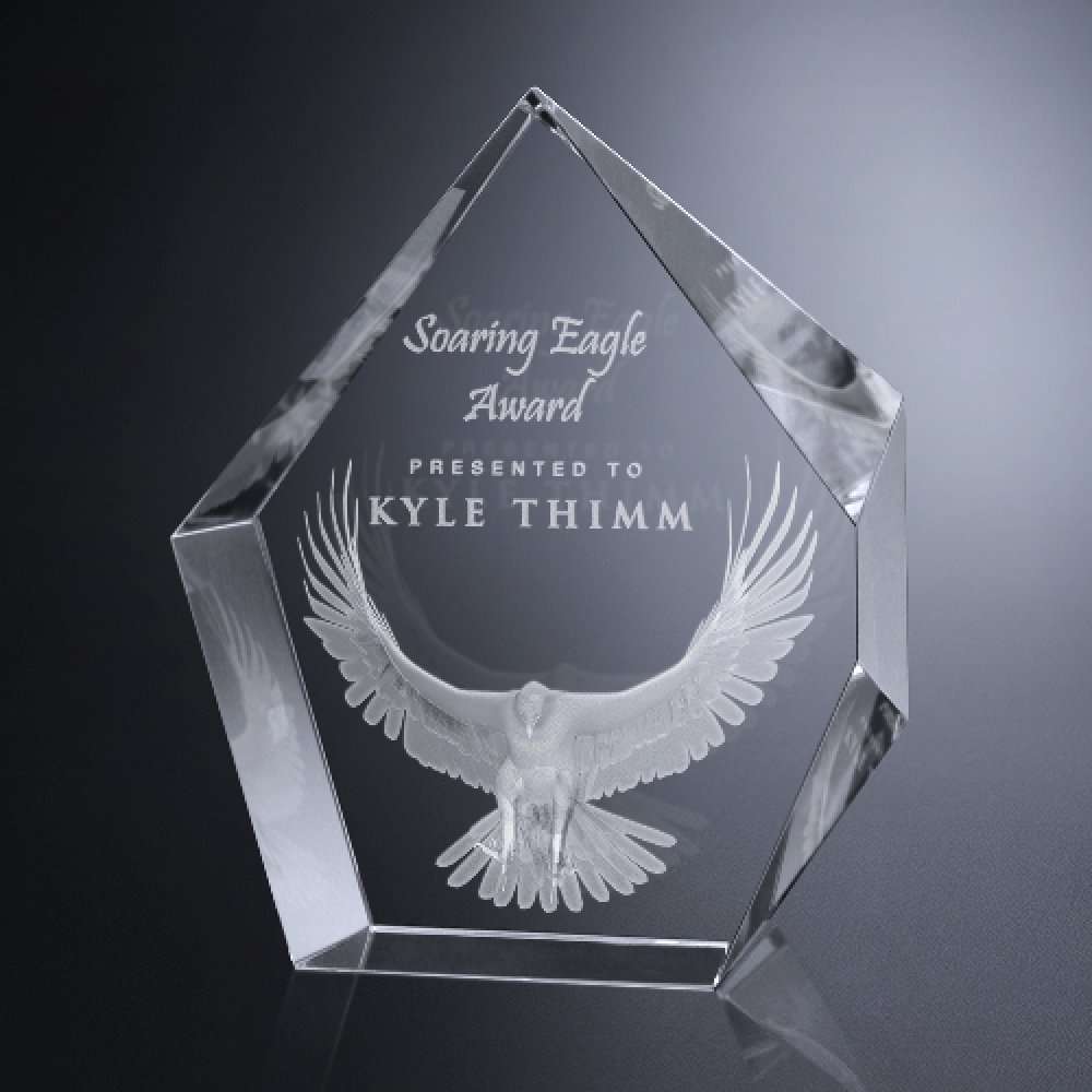 Larsmont Award — 5-1/4" W x 6-1/4" H x 2-1/4" D