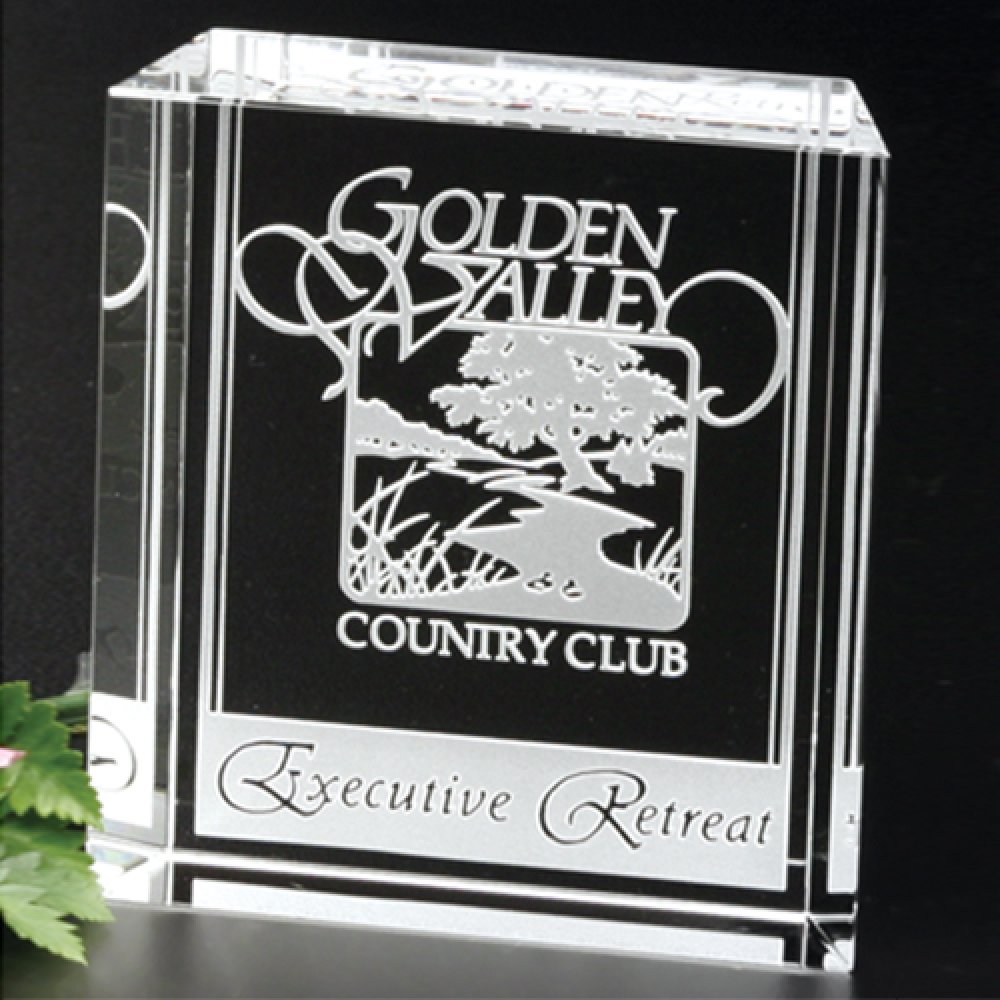 Carlyle Award — 4-3/4" W x 8" H x 1-1/8" D