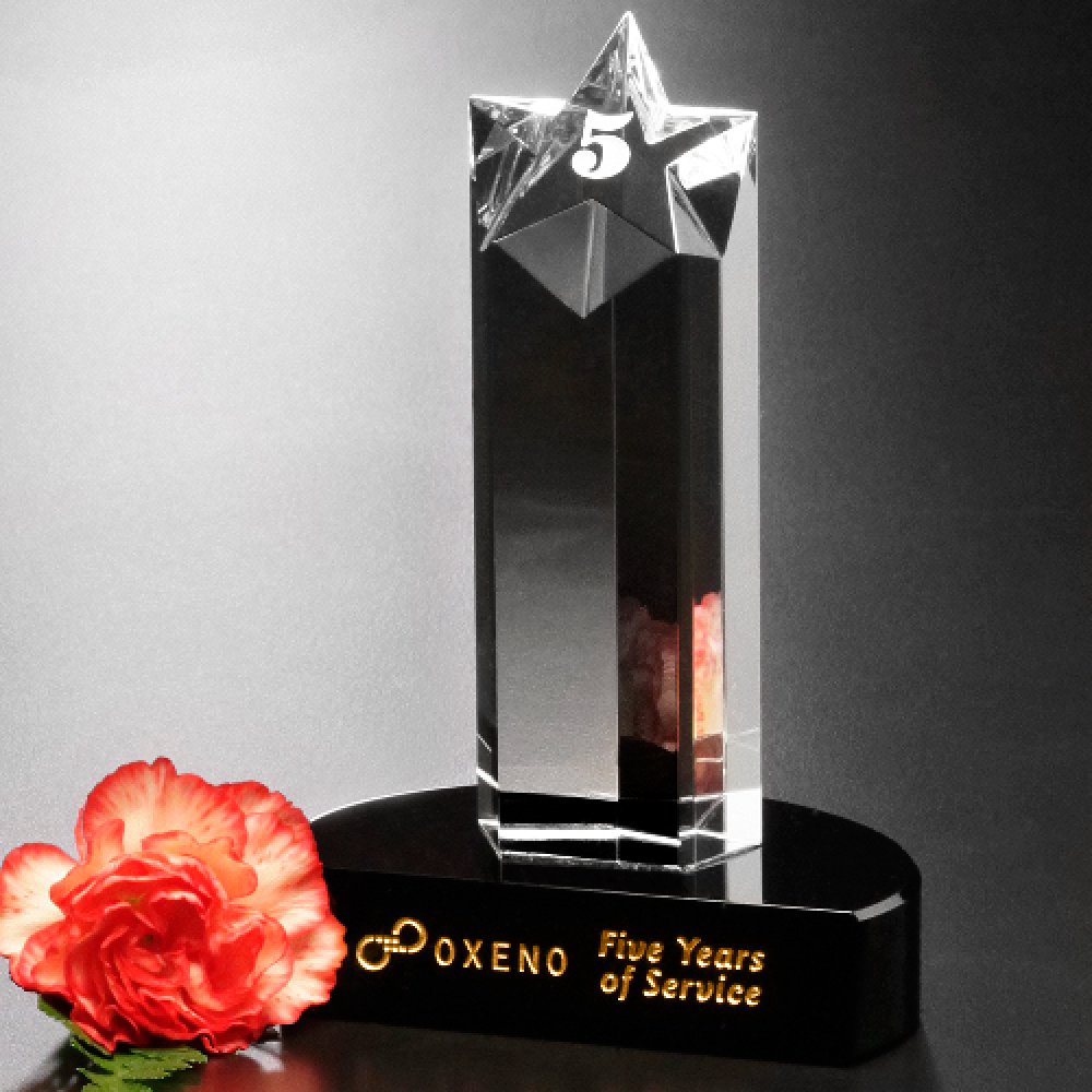 Prominence Star — 3-1/2" W x 5-1/2" H x 2" D