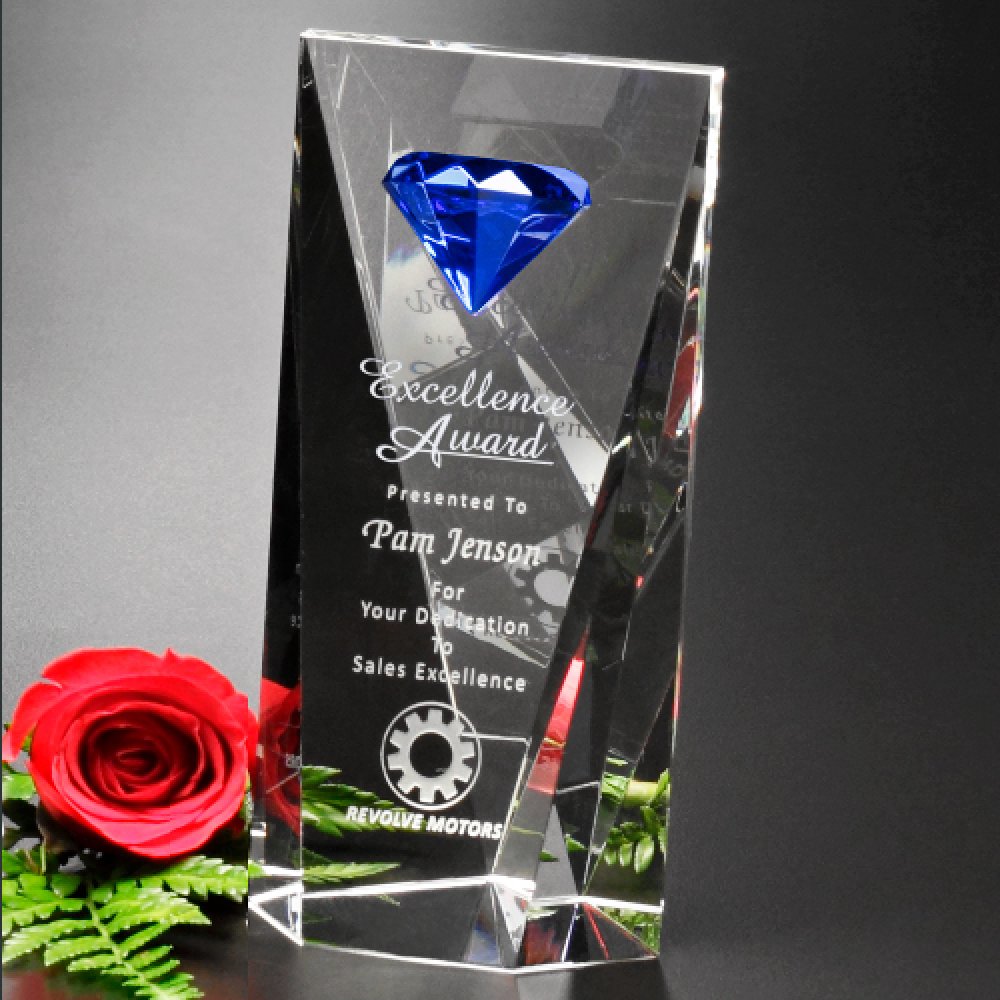 Gemstone Award — 4" W x 8" H x 3" D