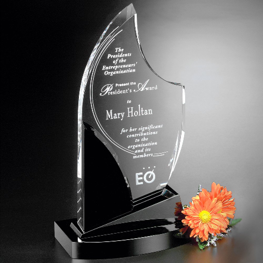Panache Award — 5" W x 9" H x 3" D