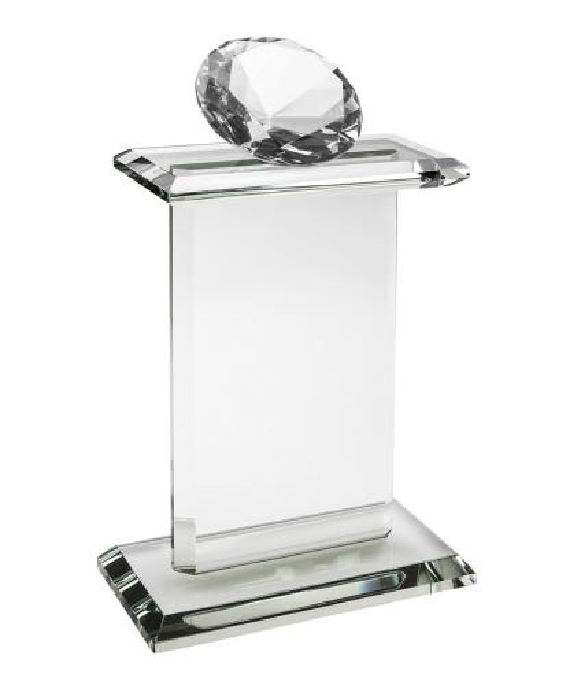 Pedestal Award — 9 1/2"H x 5" x 2 1/2" (Diamond)
