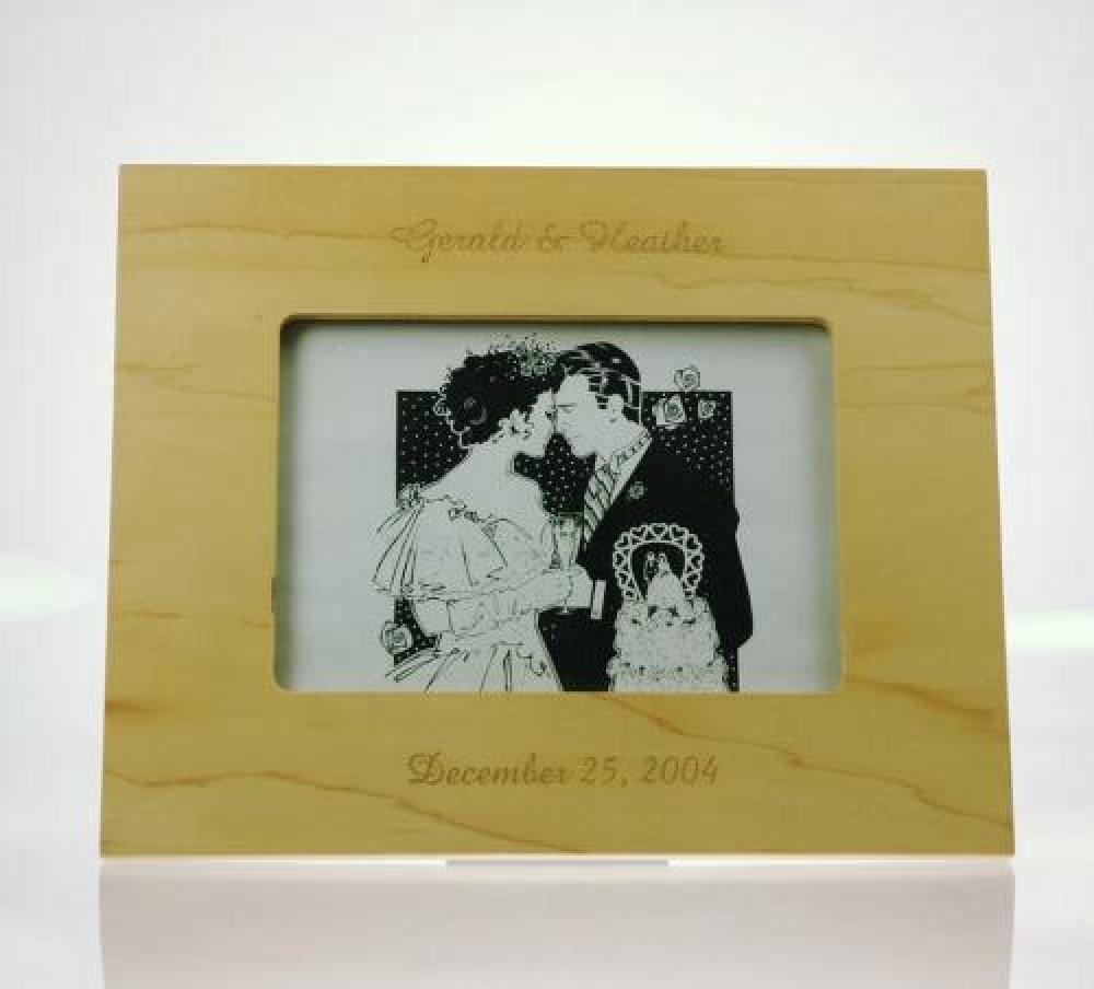 Wood Picture Frame — 11 1/4" x 13 1/4" x 1/2" (holds an 8"x10" photo)