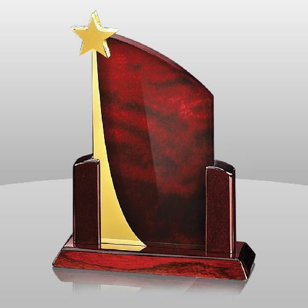 Rising Star Maroon Award — 11" x 9" x 3"