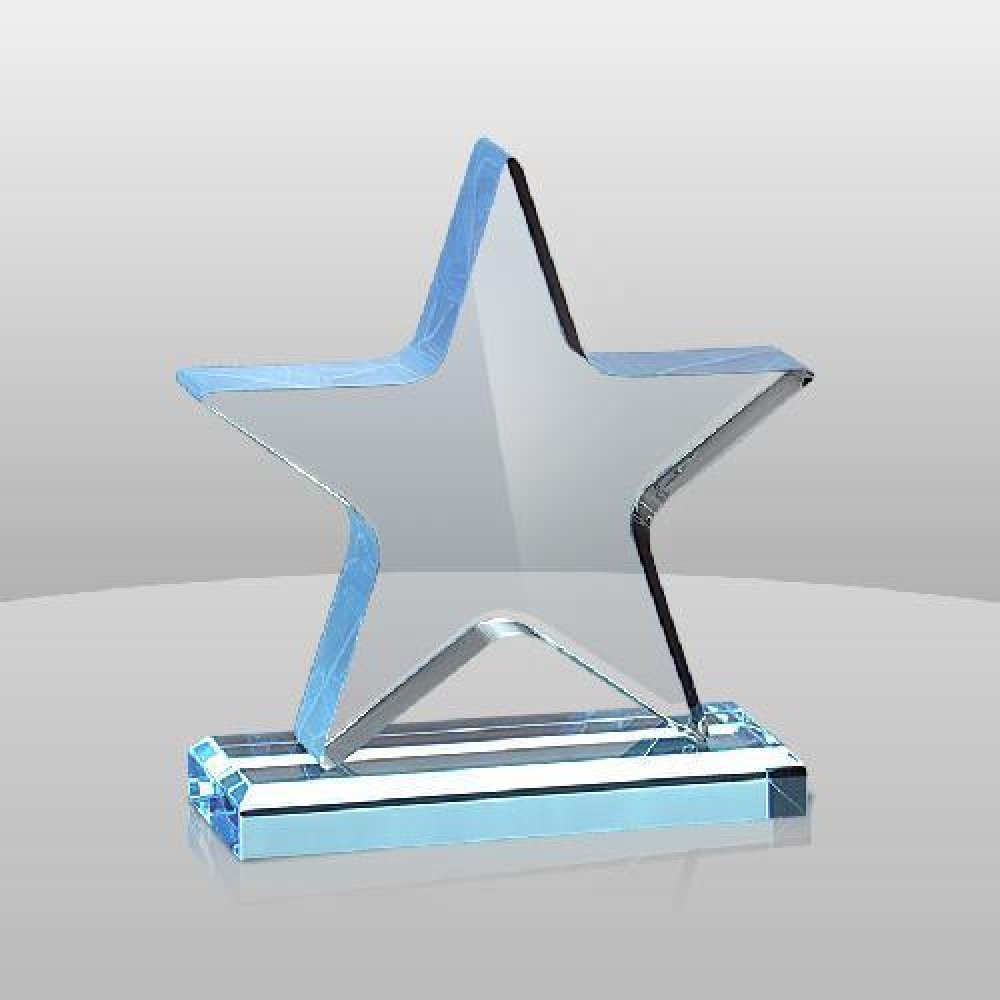 Blue Star Award — 8" x 7" x 2"