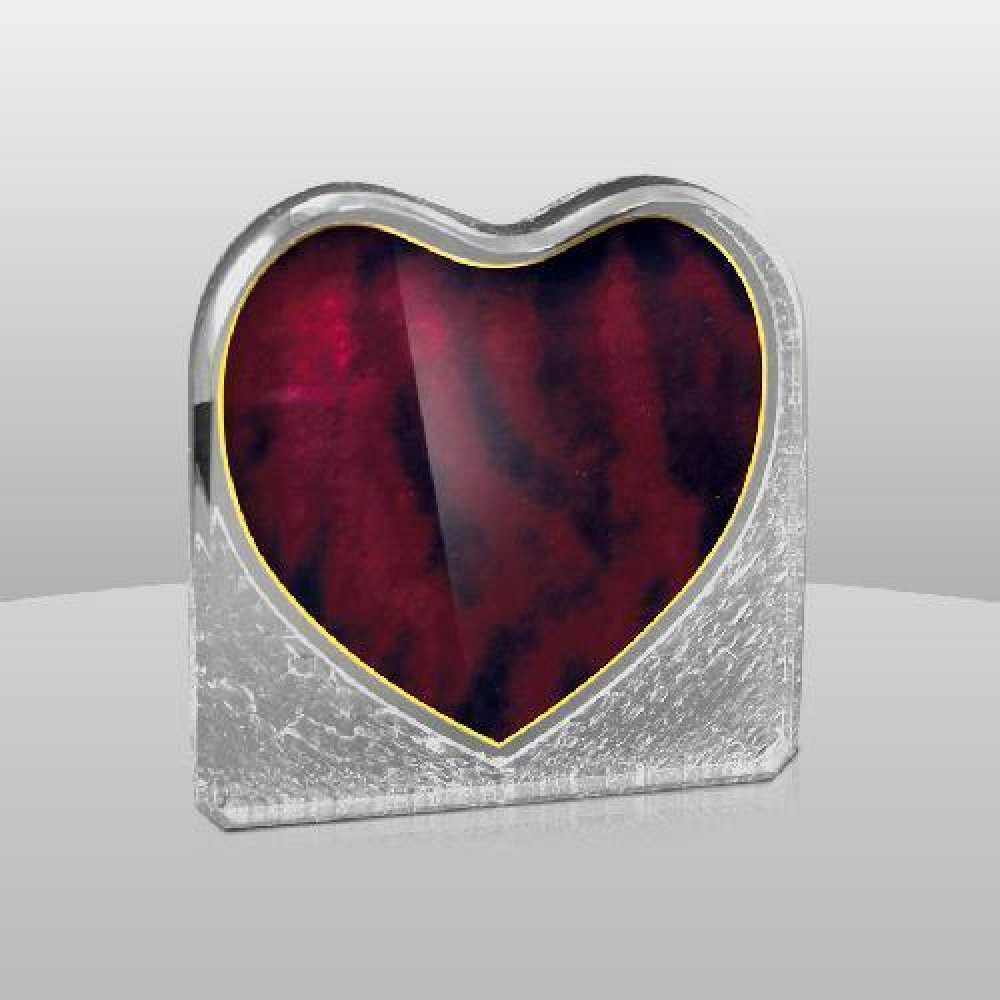 Elegant Heart Award — 6" x 6" x 1"