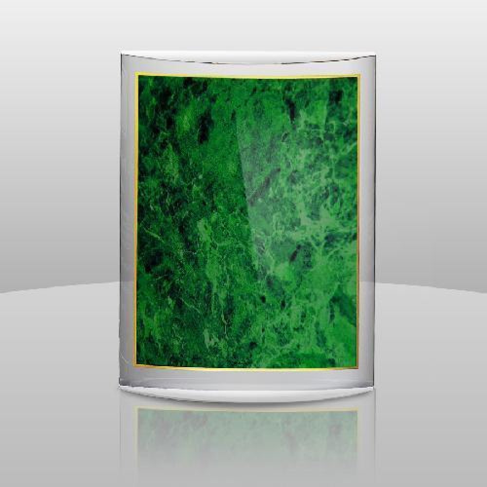 3D Jade Curvature Sculpture — 7" x 5" x 1-1/4"