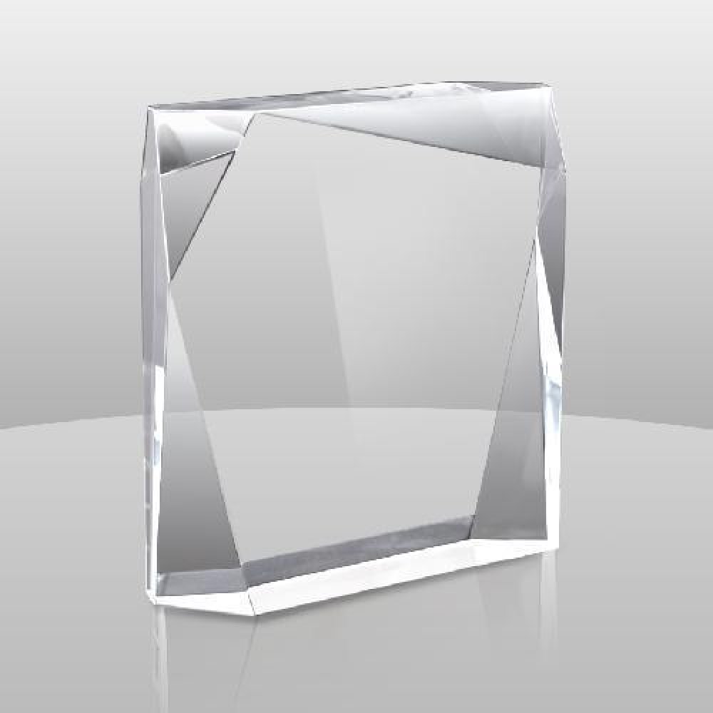 Jewel Bevel Award — 7" x 6" x 1-1/4"
