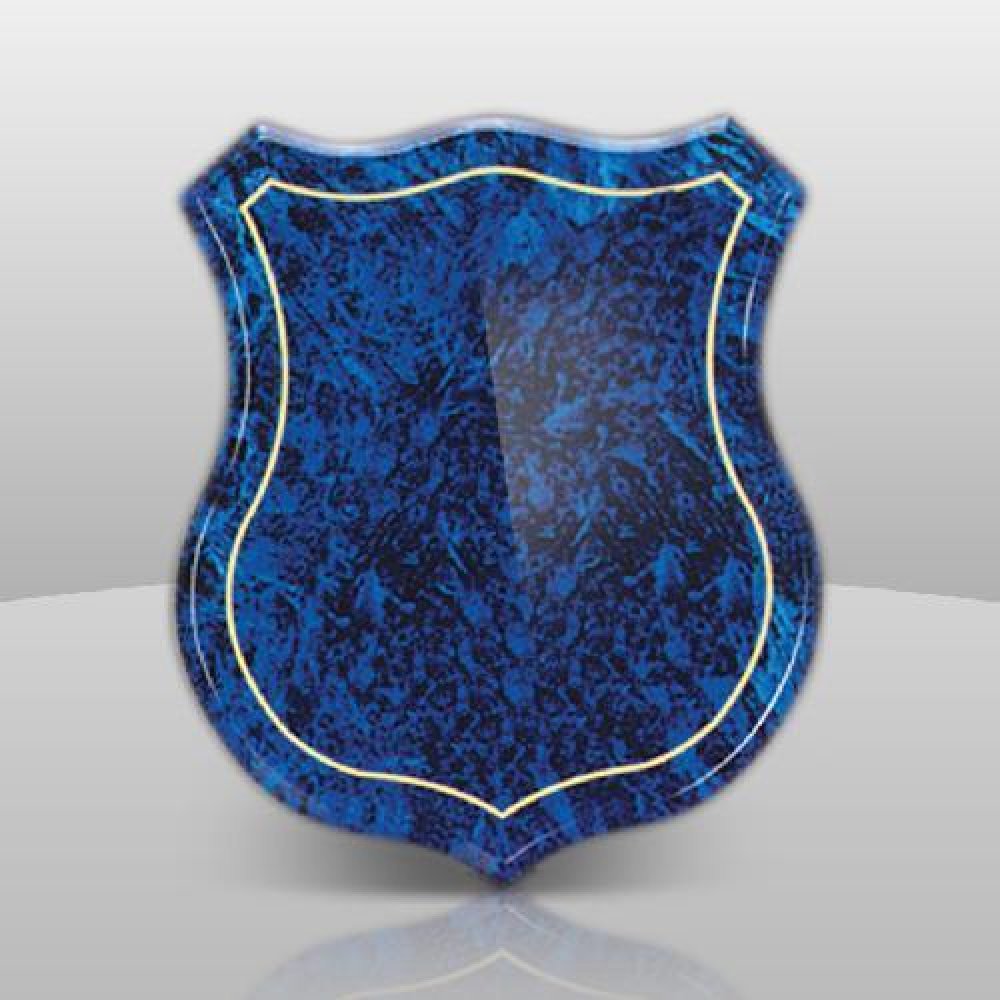 Blue Shield Plaque — 9" x 8" x 1"