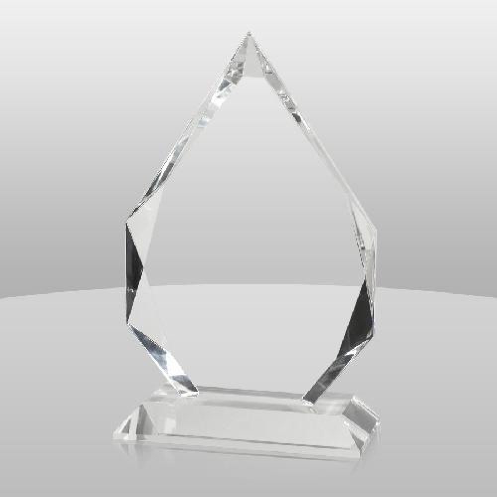 Crystal Triumph Award — 8" x 5" x 2-1/2"