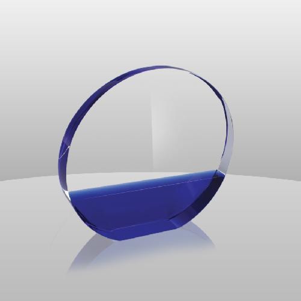 Azure Circle Award — 4" x 6-1/4" x 1-1/2"