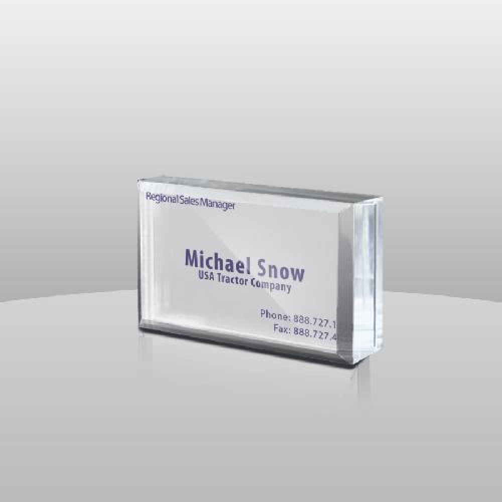 Business Card Holder — 2" x 3-1/2" x 1"