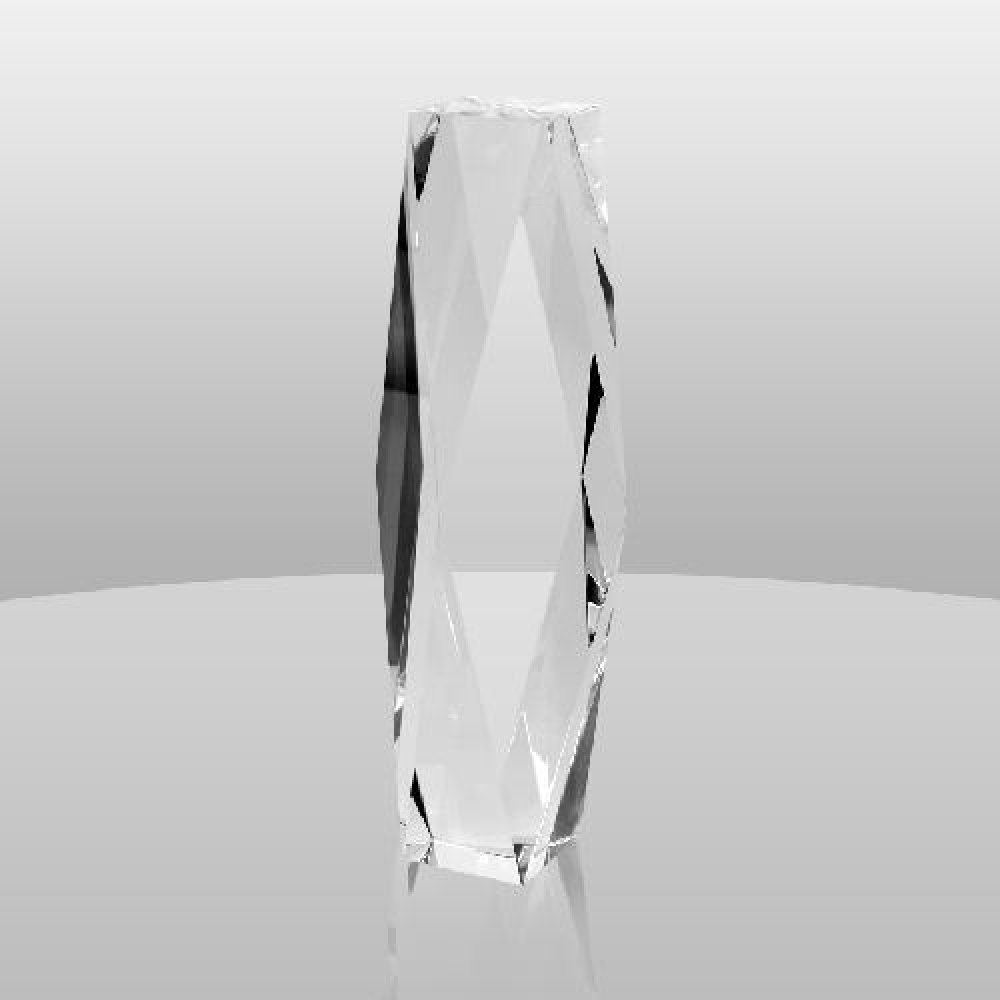Faceted Pillar Award — 12" x 2-1/2" x 2-1/2"