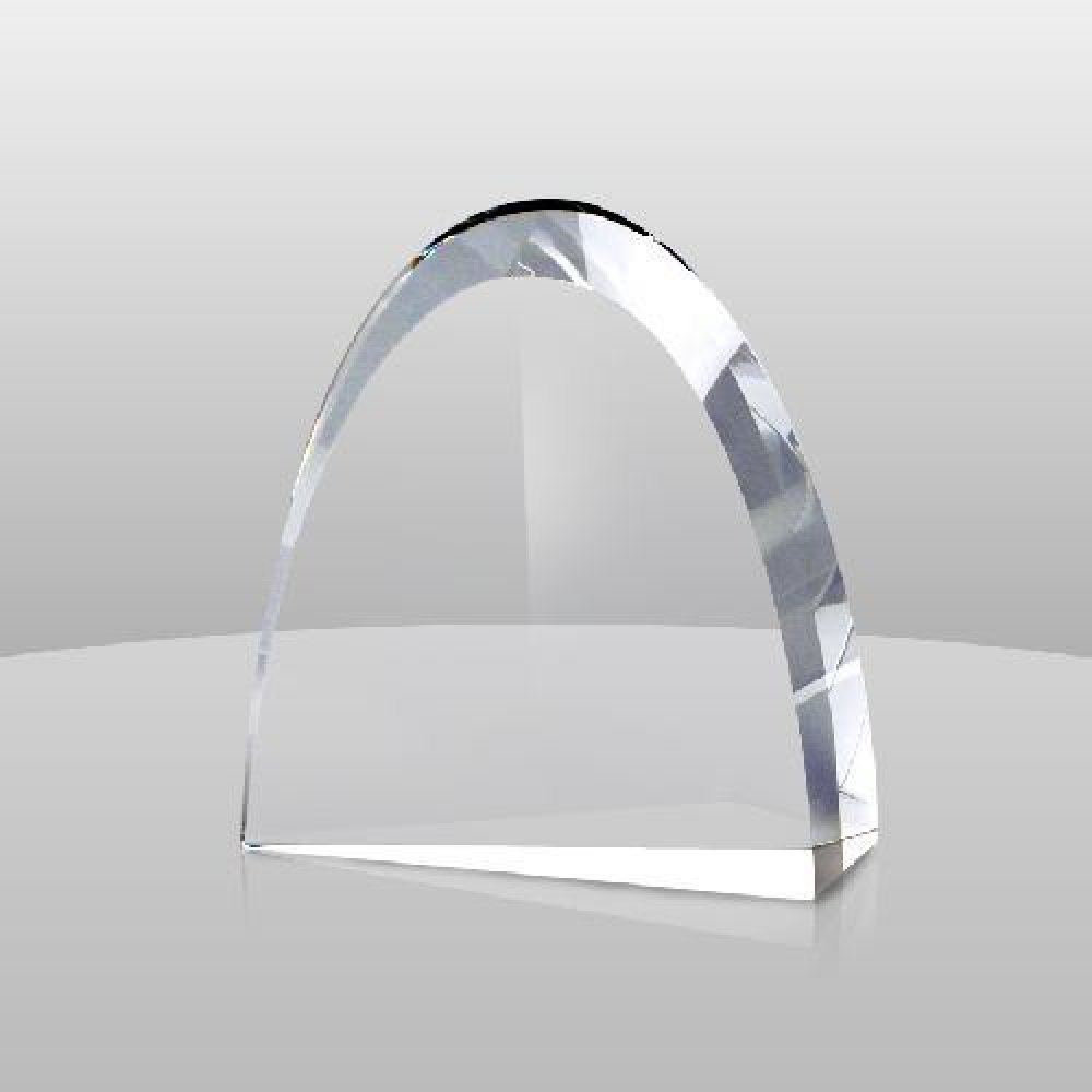 Crystal Arch Award — 6-1/4" x 6" x 2"