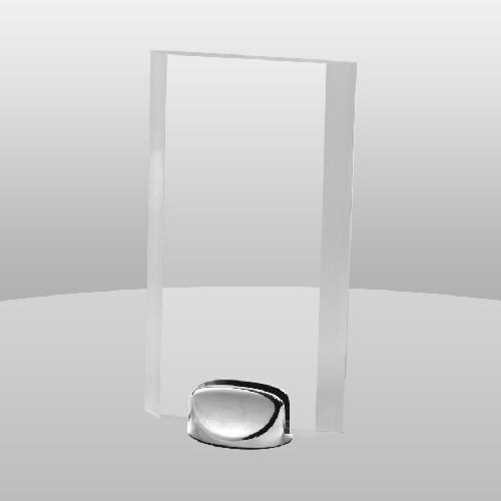 Crystal Rampart Award — 8" x 4-1/4" x 2"
