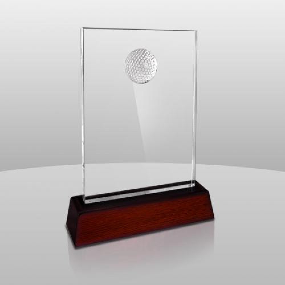 Predtige Golf Rectangle Award — 8 1/2' x 5" x 2 1/2"