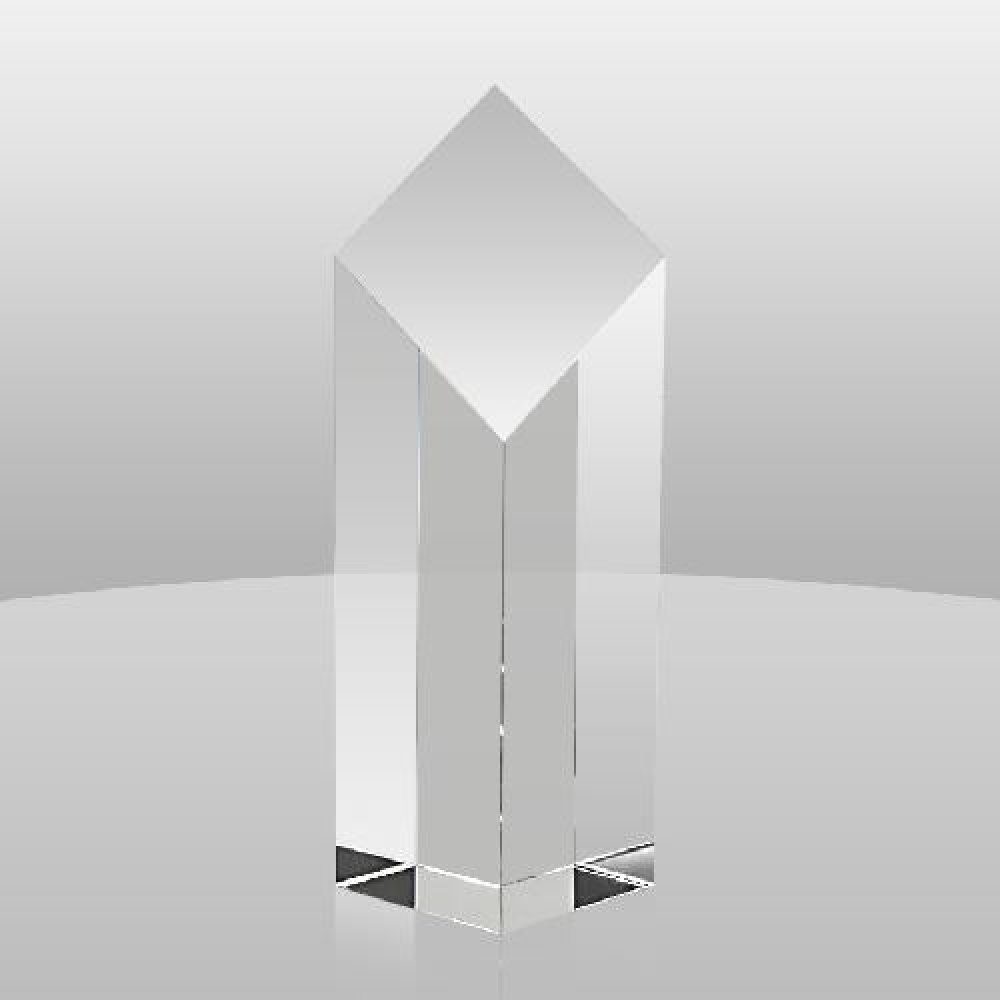 Diamond Pillar Award — 7-1/2" x 3-3/4" x 2-1/2"