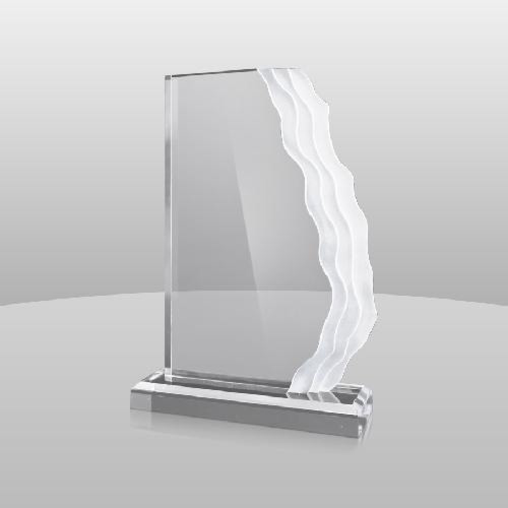 Wave Length Award — 10" x 7" x 2"