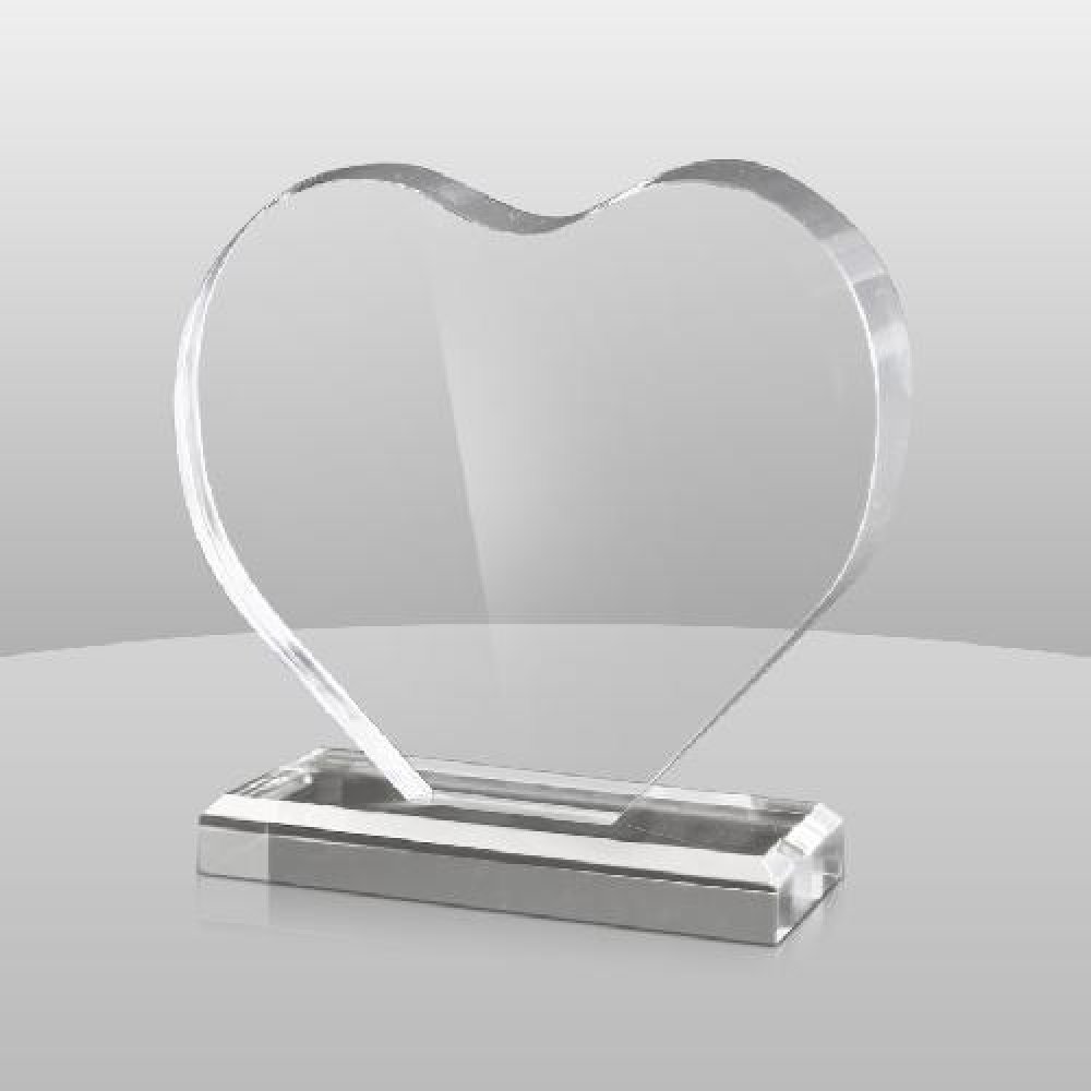Large Heart Plaque — 8-1/2" x 7" x 2"
