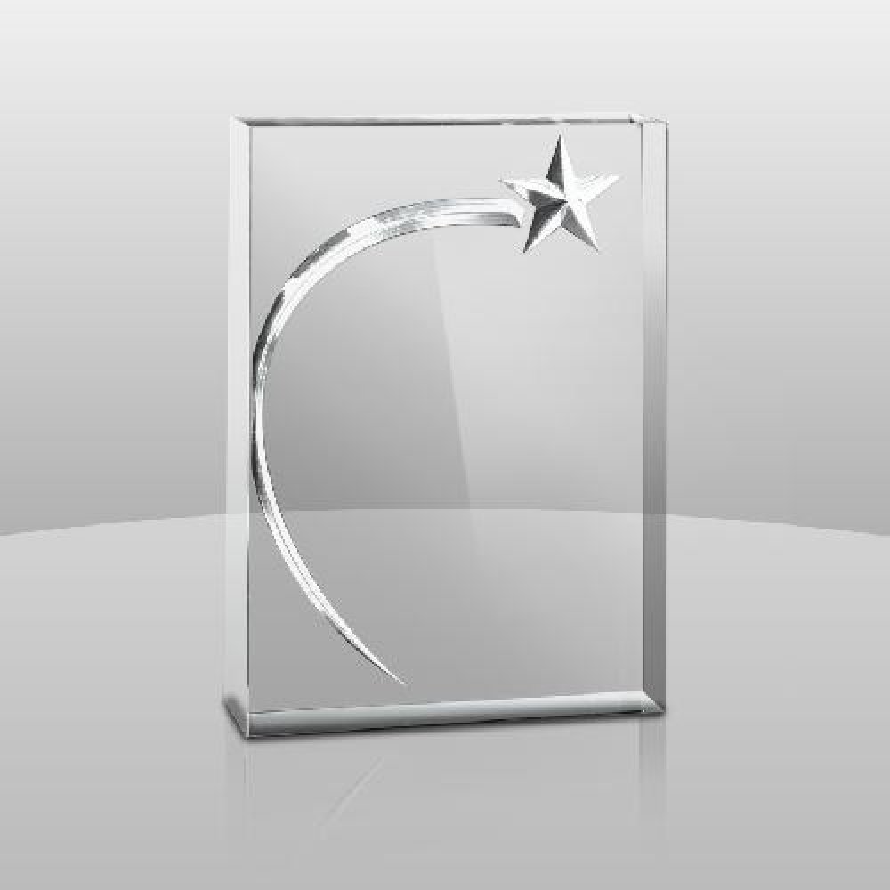 3D Shining Star Award I — 6-3/4" x 4-3/4" x 1"